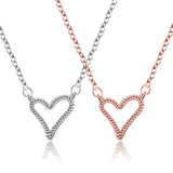 Sterling silver heart-shaped jewelry