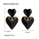 Fashion Jewelry Women's Fashionable Non-fading Heart-shaped Pendant Earrings