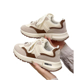 Women's Platform Retro Lace Up Casual Sneaker